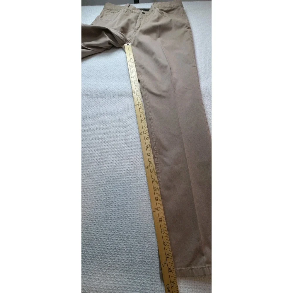 Joes Jeans Brixton Straight Narrow Beige Khaki Pants Mens 36 Stretch Cotton